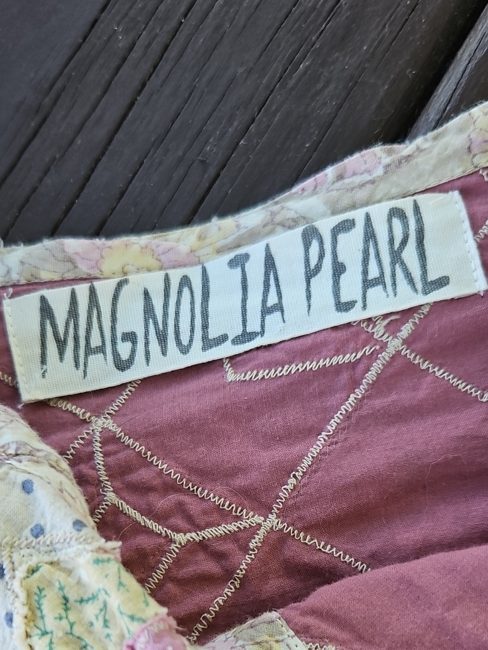 Magnolia Pearl Patchwork Quilted Jacket, OSFM - Picture 10 of 13